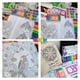 thumbnail image 5 of Set kit de arte dibujo full lápices para colorear pack artistico navidad 100 pcs, 5 of 10