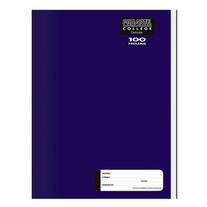 Pack X 4 Cuaderno College Liso Ciencias 100 Hojas – Proarte