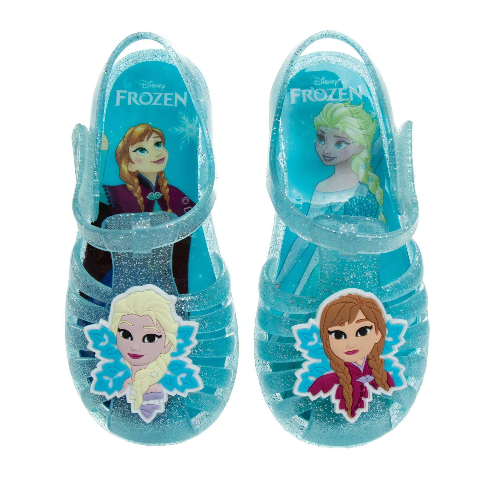 Sandalias De Gel Disney Frozen Elsa Y Anna Para Niñas Talla 11