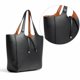thumbnail image 2 of Bolso Shopper Reversible NegroCafé 49x34x14 cm con estuche, 2 of 4