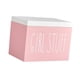 thumbnail image 2 of Soporte Para Tampones Para Estuche De Baño Con Tapa Para Accesorios De Baño, Madera Maciza, Color Rosa, 2 of 5