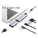 thumbnail image 1 of Adaptador Tipo C 9 En 1 Desmontable Ethernet / Hdmi / Usb, 1 of 3