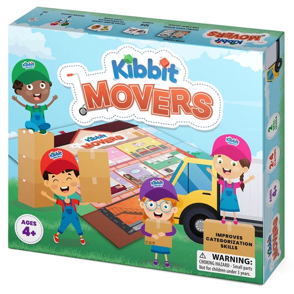 Juego de mesa Kibbit Movers educativo para niños mayores de 4 años