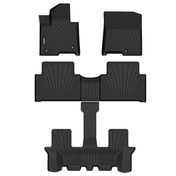Alfombrillas de Piso Binmotor para Kia Sorento 2021‑2026 TPE Negro