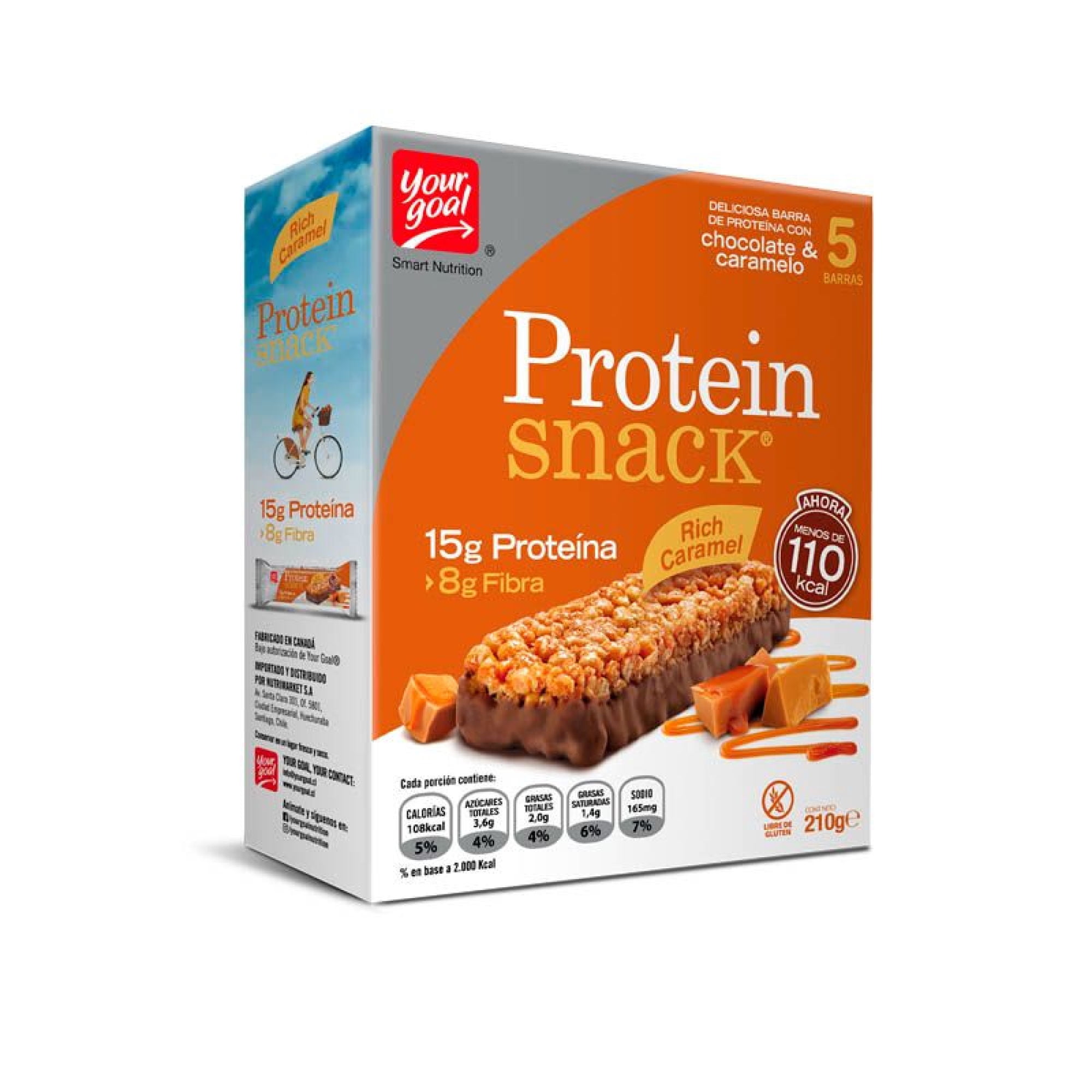 Your Goal - Barra Protein Snack Rich Caramel (5 Un)