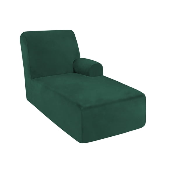 Funda para muebles ULTICOR, funda de diván adicional, retro, verde, derecha