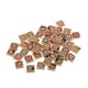 thumbnail image 4 of 50pcs surtidos botones cuadrados de madera Scrapbook DIY costura artesanal accesorios, 4 of 5