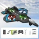 thumbnail image 2 of Avión Drone Juguete A Control Remoto Anti Choques H22 Azul, 2 of 4