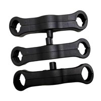 Magideal - 3 Piezas De Conectores Gemelos Para Cochecito, Acoplador Con Inserto De Casquillo, Portátil, Fácil De Instalar, Conectores Gemelos Para Cochecito De