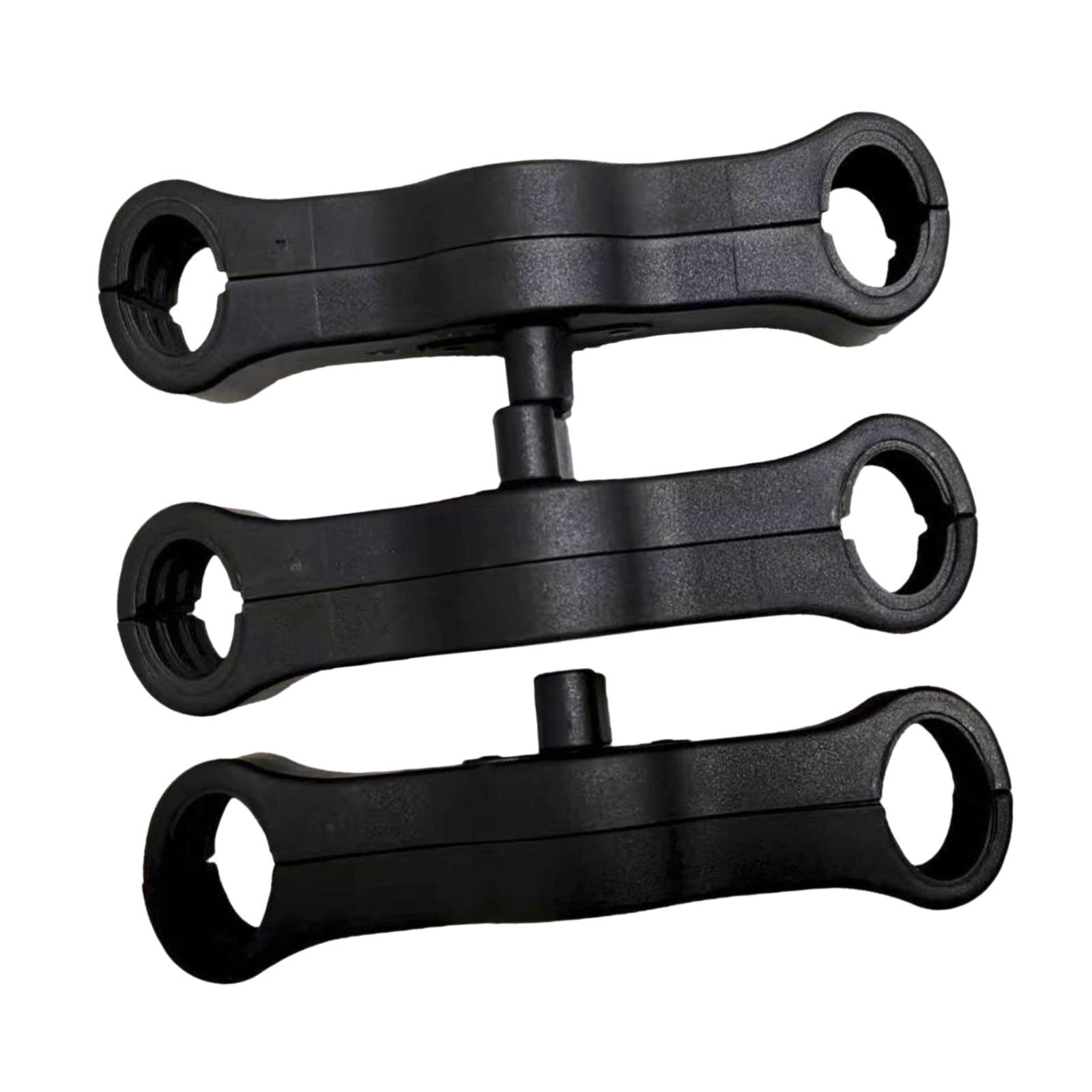 Magideal - 3 Piezas De Conectores Gemelos Para Cochecito, Acoplador Con Inserto De Casquillo, Portátil, Fácil De Instalar, Conectores Gemelos Para Cochecito De