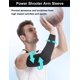 thumbnail image 2 of Manguito de voleibol acolchado SUJAYU, paquete de 2, color negro, talla S, 2 of 7