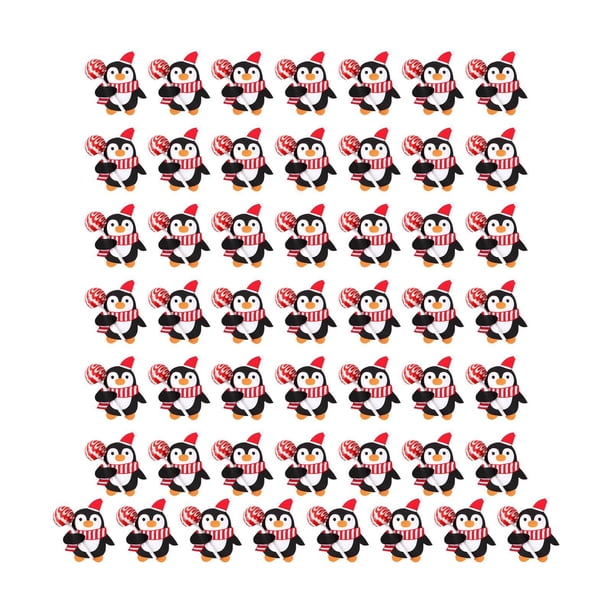 50 Uds. Decoraciones de tarjetas de papel navideñas, paquete de regalo de dulces de pan de azúcar, decoraciones de embalaje, soportes para dulces