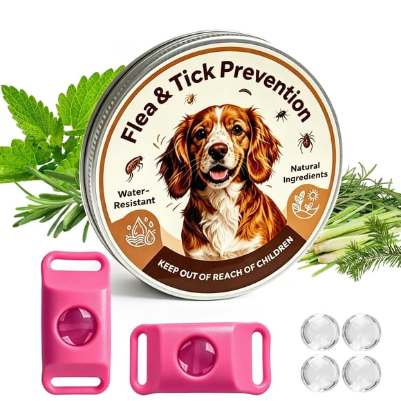 Colgante antipulgas y garrapatas Hoelesky impermeable para perros – 4 recargas