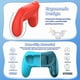 thumbnail image 3 of Grip AARONMEI para Nintendo Switch 2 Joy-Cons Rojo Azul, 3 of 3