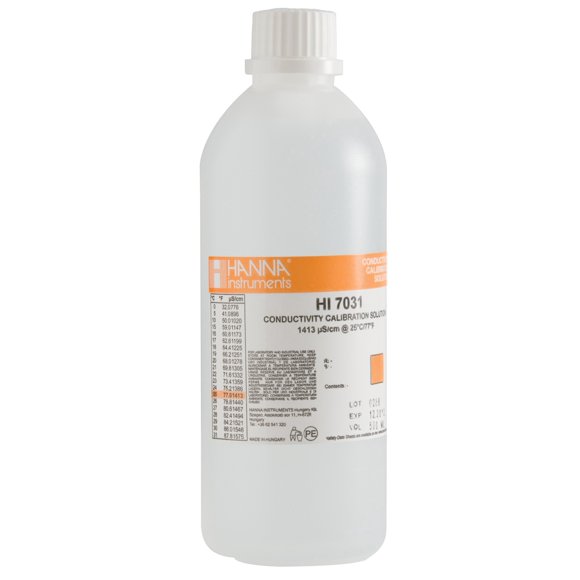Solución de calibración Hanna Instruments HI7031L 500 ml 1413