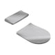 thumbnail image 2 of Juego De Funda Para Tapa De Inodoro, Cómoda Y Antideslizante, Elástica, Color Gris, 2 of 5