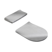 Magideal - Juego De Cubierta De Párpados De Inodoro Universal, Protector Sin Deslizamiento Para El Baño , Gris