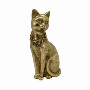 Muebles Santa Ana - Figura Gatita Collar De Flores