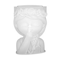 Magideal - Modelo De Jarrón De Silicona Para Niña, Modelo De Jarrón De Hormigón, Fabricación De Artesanías De Macetas De Fundición De Resina Epoxi, Para Fiestas, 81 Cm X 81 Cm X 99 Cm