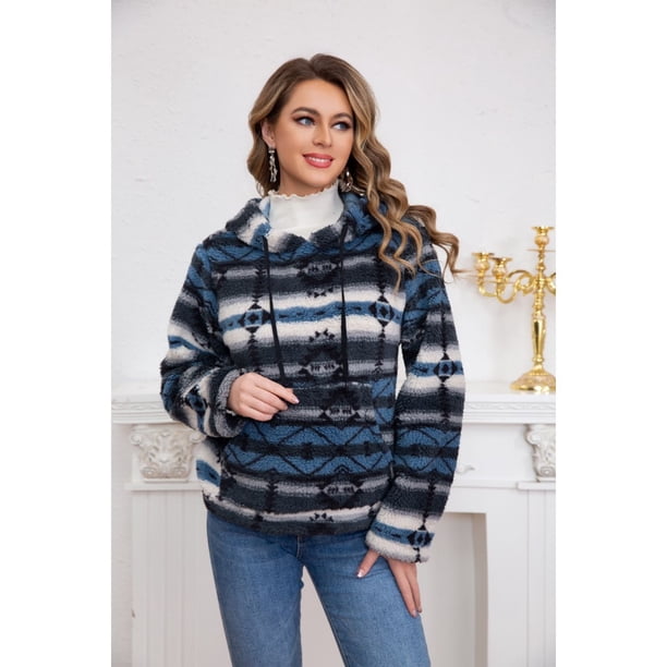 Polerón Polar Étnico Invierno Mujer Diseños Colores 6077