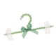thumbnail image 3 of Percha De Plástico De Perlas De Imitación De 23cm Con 2 Clips Verde, 3 of 5