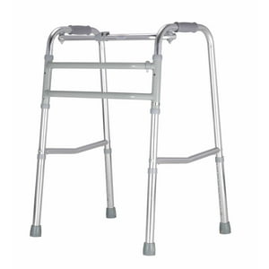 Maxcare - Andador Burro Ortopédico Plegable Paso A Paso Aluminio Strong Gris