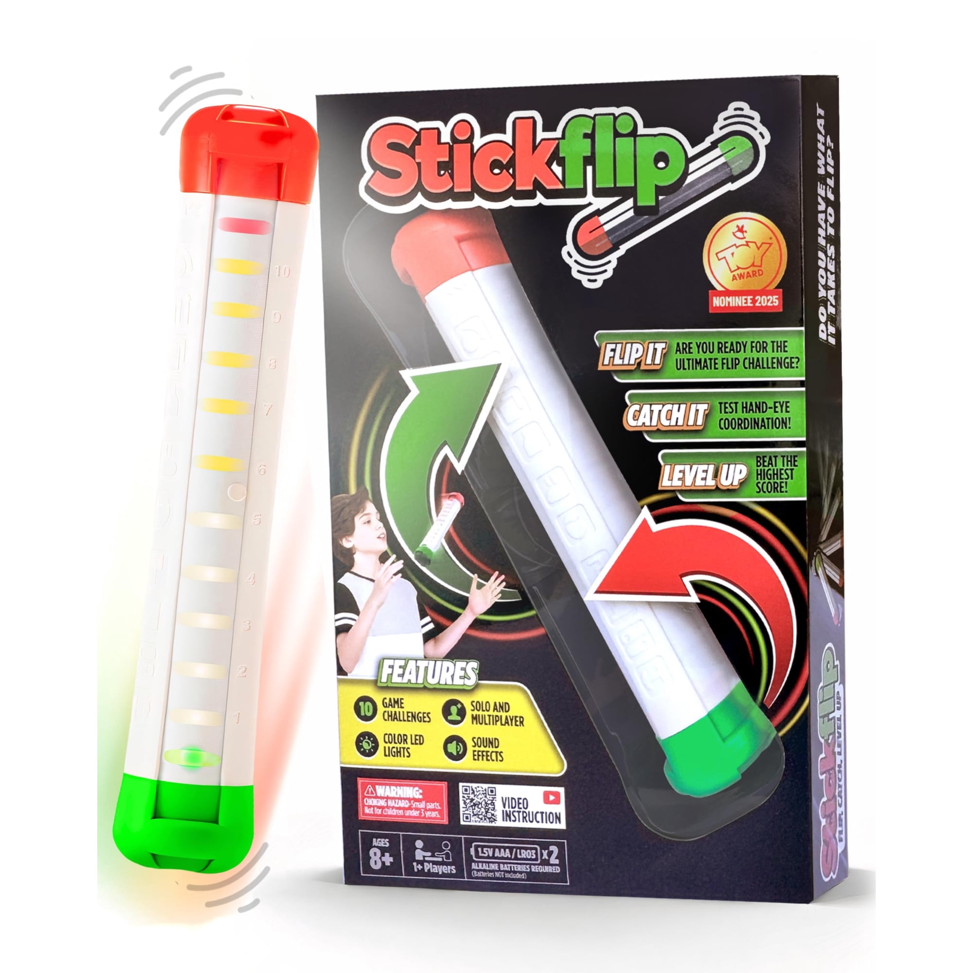 Juego Electronic Flip Challenge Stickflip Con Conteo Automático