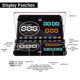 thumbnail image 3 of Pantalla HUD Pyle Universal 14 cm Multi‑Datos Plug‑and‑Play, 3 of 7