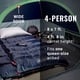 thumbnail image 2 of Carpa Coleman Skydome para 4 personas Blue Nights, 240 x 210 x 140 cm, 2 of 6