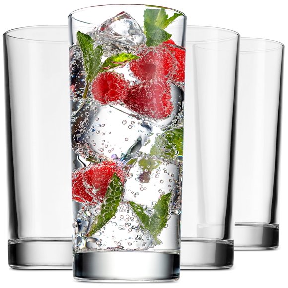 Juego de 4 vasos para beber Godinger Highball Italian, 14 oz