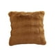thumbnail image 3 of Funda De Almohada De Felpa, Funda De Almohada Suave Lavable Para Cama, Sofá, Decoración Del Hogar, Color Caqui, 3 of 3