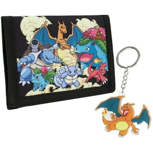 Set De Cartera Y Llavero Pokémon Para Niños, Cartera Triple