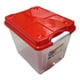thumbnail image 5 of Caja Organizadora 27lts Wenco C/ Ruedas 31x30x40cm Apilable Transparente 27 Litros Rollbox, 5 of 8