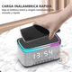 thumbnail image 4 of Reloj Despertador Digital Carga Inalámbrica OKOP 559 - Blanco, 4 of 4