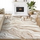 thumbnail image 1 of Alfombra Abani Regal Beige Marrón 110x185 cm Abstracta, 1 of 9
