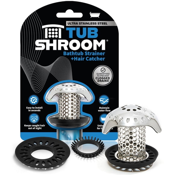 Filtro para Desagüe TubShroom Ultra de Acero Inoxidable para Cabello