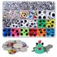 thumbnail image 1 of Wiggle Eyes Buylorco 1700 unidades autoadhesivas de 4 mm a 18 mm, 1 of 6