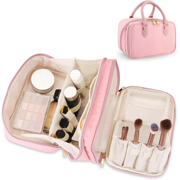 Cosmetiquera HauteHues 25x16x14 cm impermeable rosa
