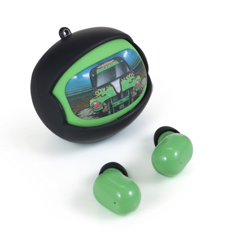 Sakar - Auriculares Inalámbricos Monster Jam True Wireless Con Cancelación De Ruido