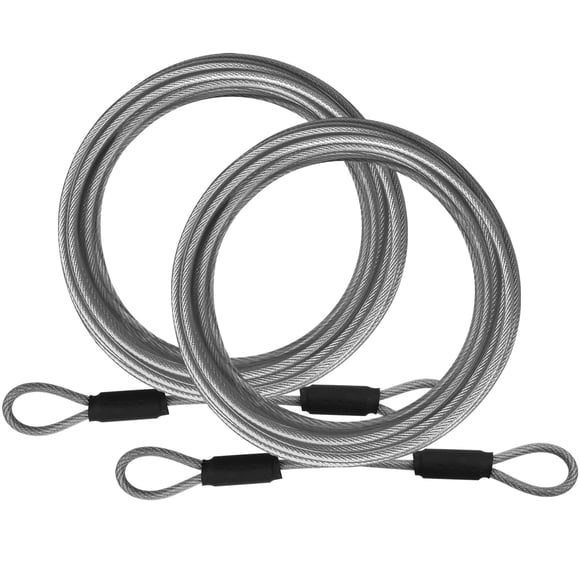 Candado VIVBOO cable de acero inoxidable 1/8" (2 unidades)