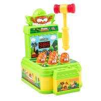 Magideal - Diversión Whack A Animal Toy Dormitorio Juego De Rompecabezas Sala De Estar Cognición Dibujos Animados Niñas