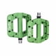 thumbnail image 3 of Pedales Planos Para Bicicleta Resistentes, Pedales De Plataforma, Rodamiento Sellado, Pedal De 9/16 Pulgadas, Verde, 3 of 5