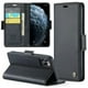 thumbnail image 1 of CaseMe tipo cartera iPhone 11 Pro Max con cierre magnético, RFID, tarjetero, soporte, carga inalámbrica, 1 of 5