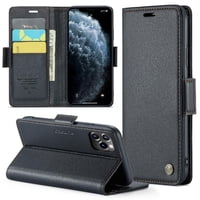 Caseme Tipo Cartera Iphone 11 Pro Max Con Cierre Magnético, Rfid, Tarjetero, Soporte, Carga Inalámbrica