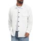 thumbnail image 5 of INSPIRE CHIC Chaqueta de Camisa de Punto Jacquard con Bolsillo en el Pecho y Botones para Hombre Vintage Casual M Blanco, 5 of 6