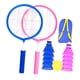 thumbnail image 3 of Juego De Bádminton Para Niños Con Bolsa De Transporte Para Pelota Y Volante Para Jugar En Verano En El Jardín, Azul Y Rosa, 3 of 3