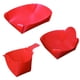 thumbnail image 2 of Juego De Vajilla Plegable Para Acampar Tazón Plato Taza Kit De Viaje Tabla De Cortar Rojo, 2 of 3