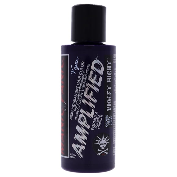 Color de cabello MANIC PANIC Violet Night Amplificado Semi Permanente 4 oz