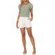 thumbnail image 2 of INSPIRE CHIC Blusa de Mujer para Regreso a Clases Verano Cuello Cuadrado Vichy Manga Corta S Verde Blanco, 2 of 6