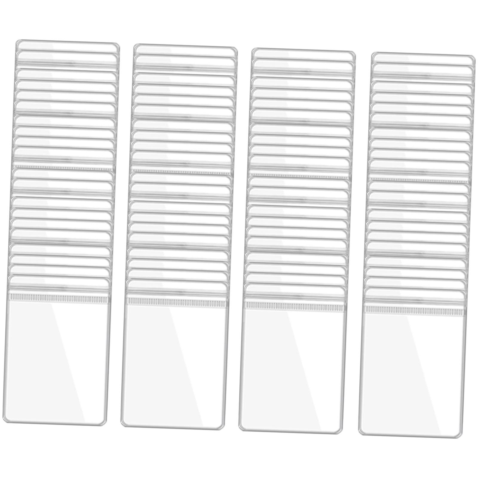 Ioensy - 80X Pequeñas Bolsas Transparentes Para Guardar Joyas, Pendientes, Anillos Y Dijes